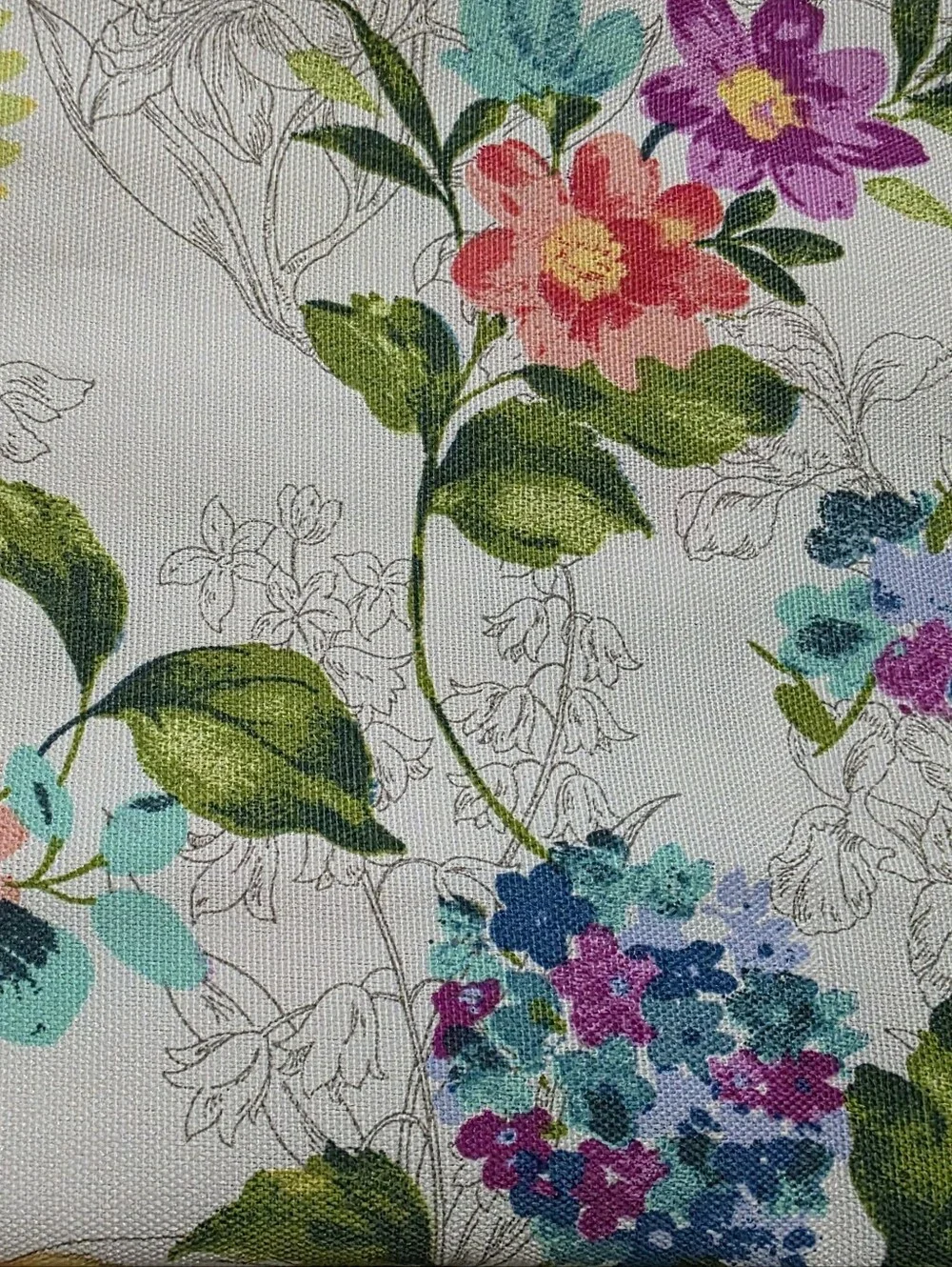 The Pioneer Woman 2 Blooming Bouquet Curtain Panels Cottagecore Farmhouse Floral